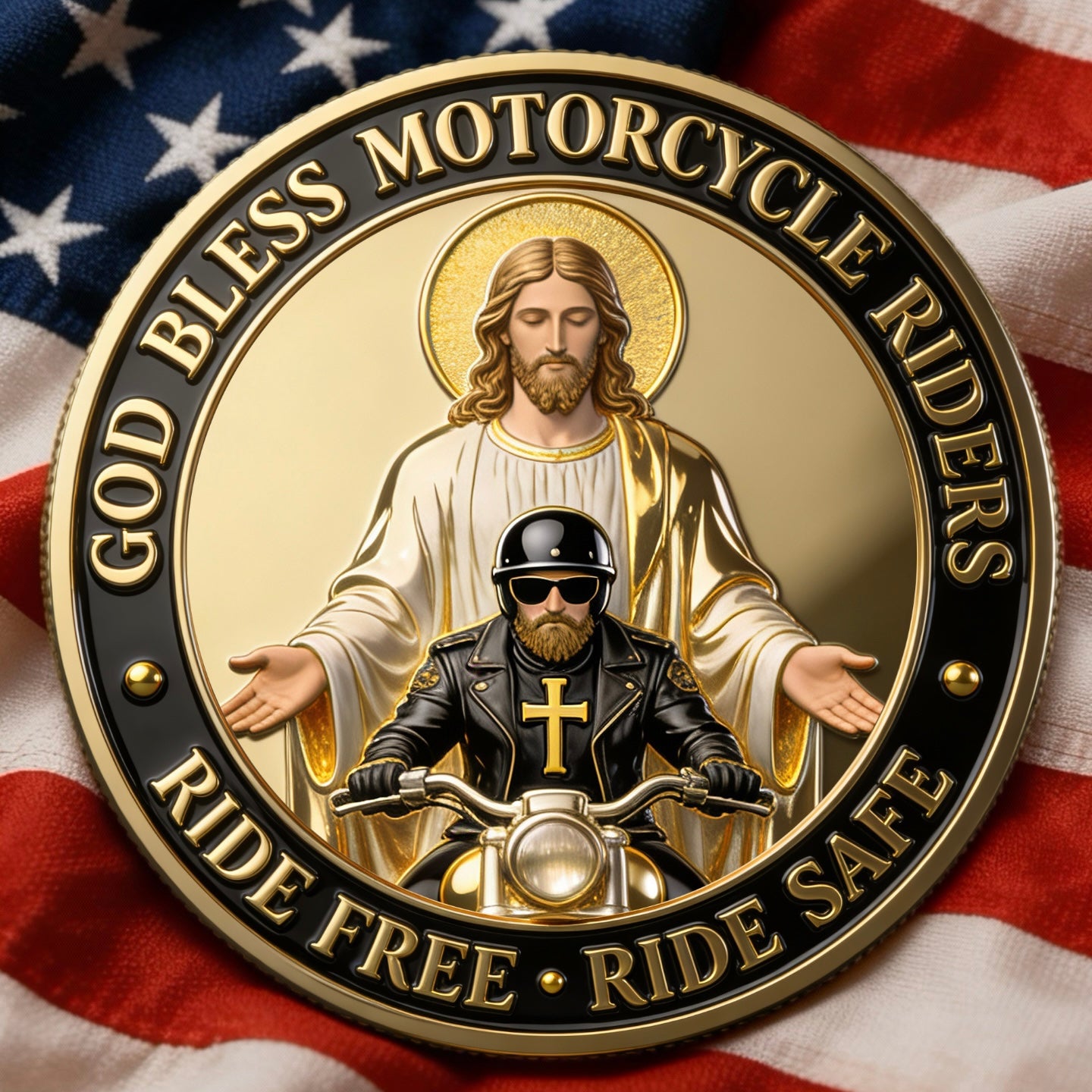 Motorcycle Blessing Coin