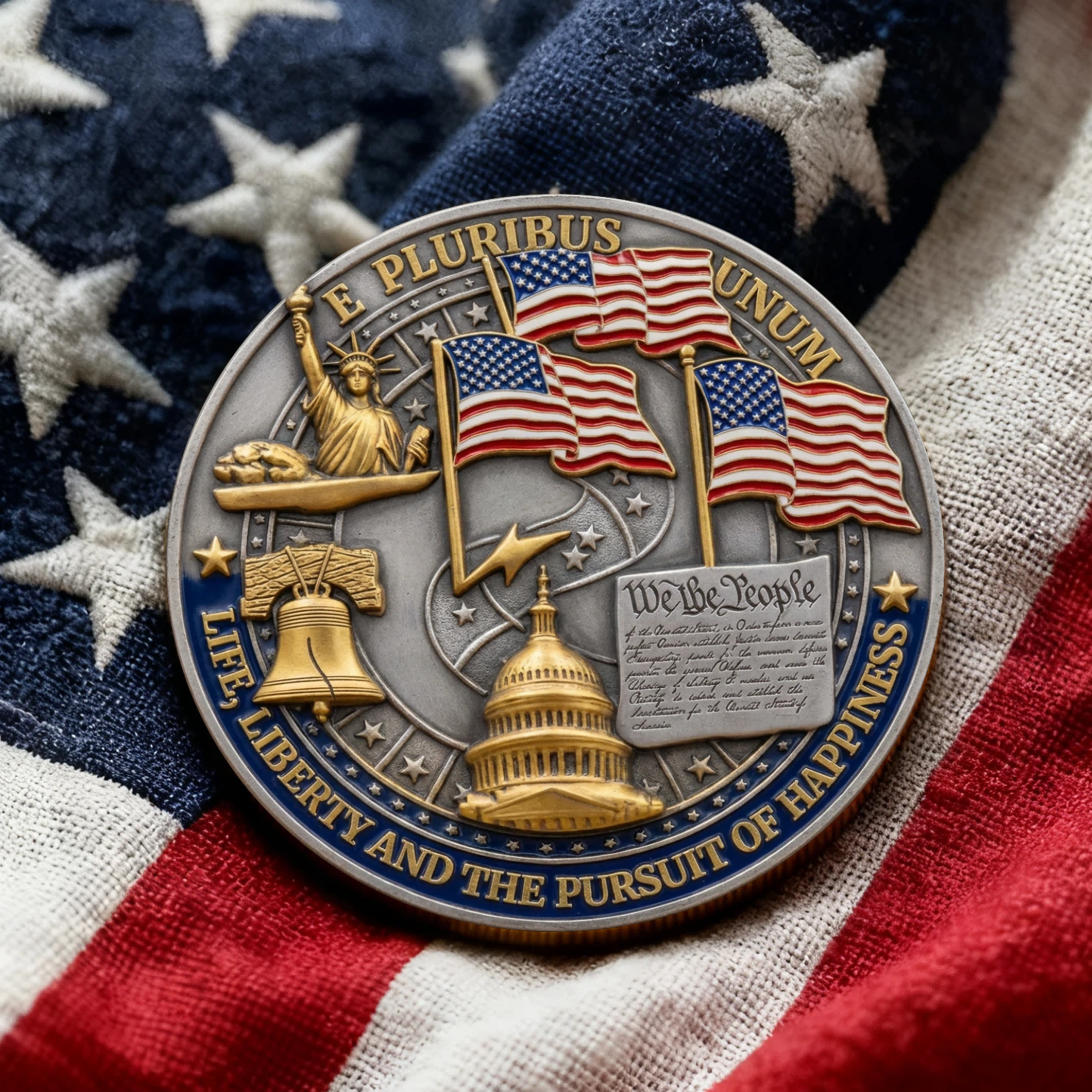 🏆Flash Sale 60% OFF - 🇺🇸 250th Anniversary Commemorative Coin – “God Bless America”