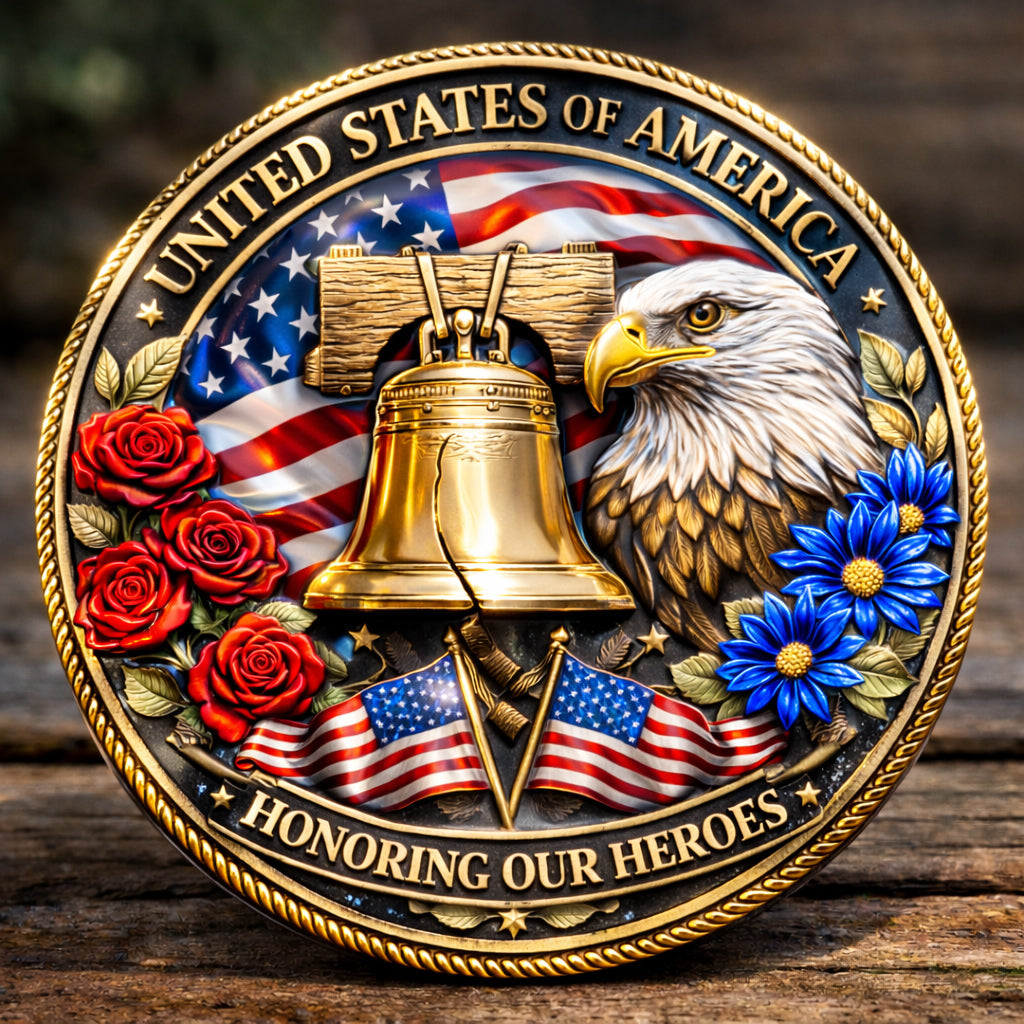 🏆Flash Sale 60% OFF - U.S. Military Tribute Honor & Sacrifice Commemorative Coin